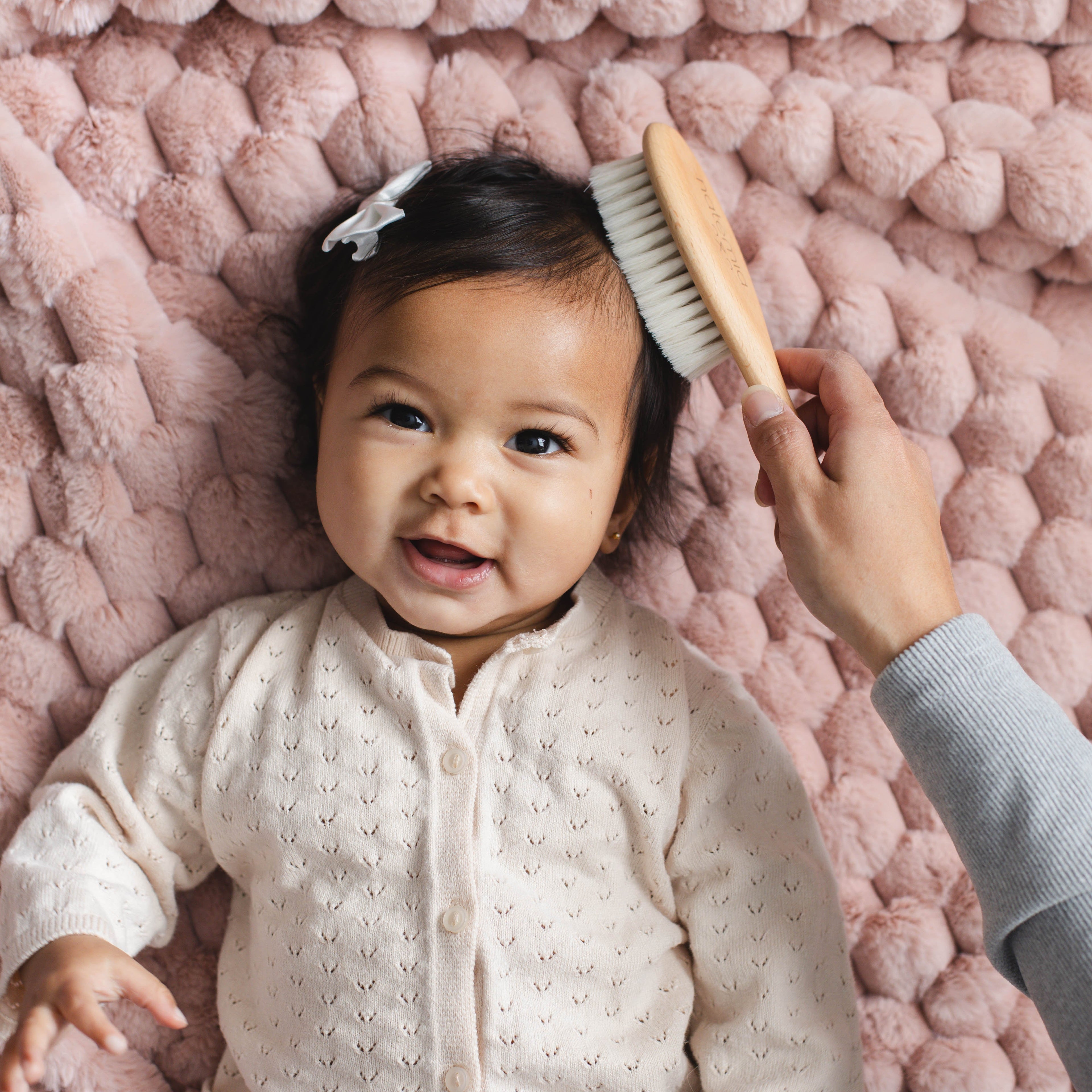 Natural Goat Hair Baby Brush