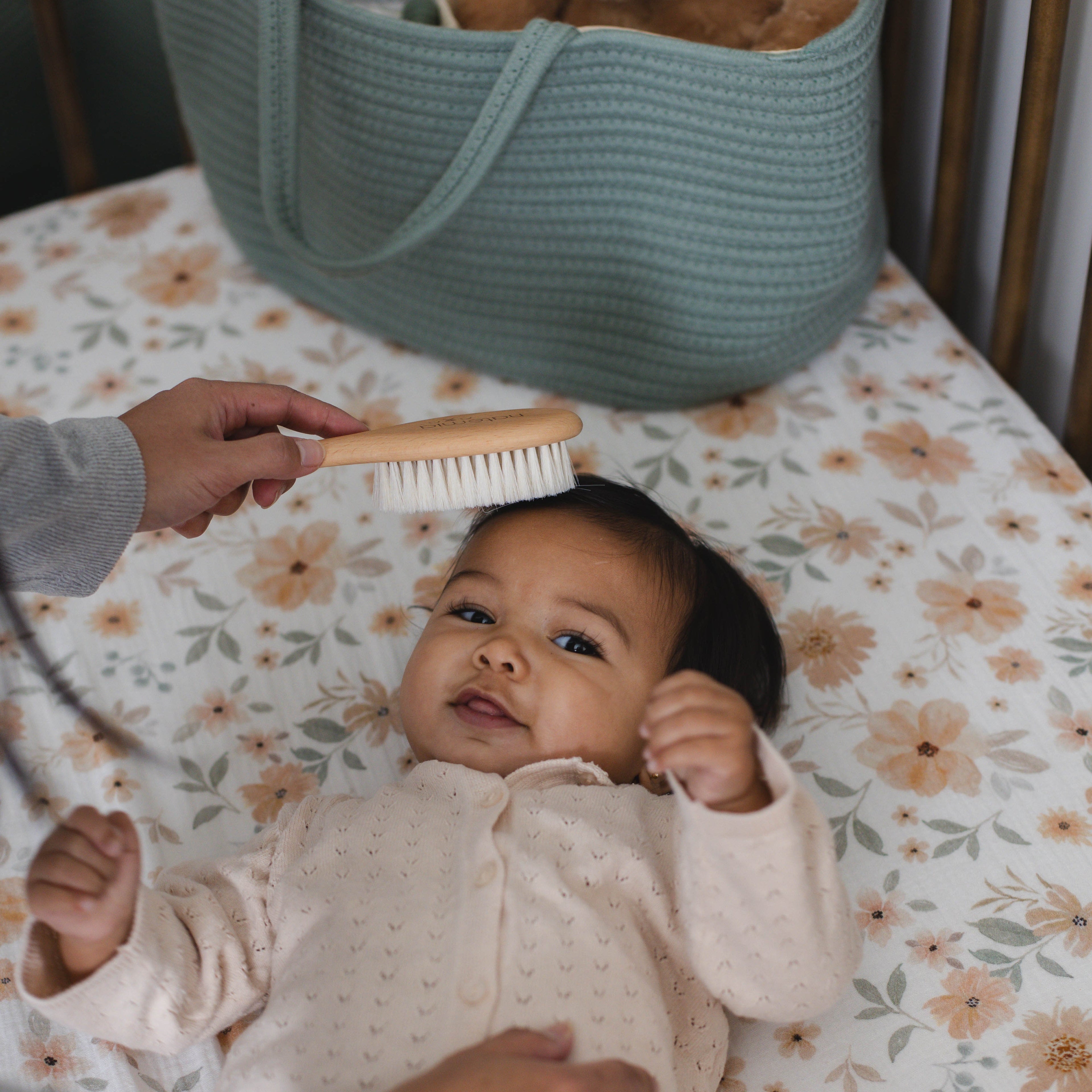 Natural Goat Hair Baby Brush