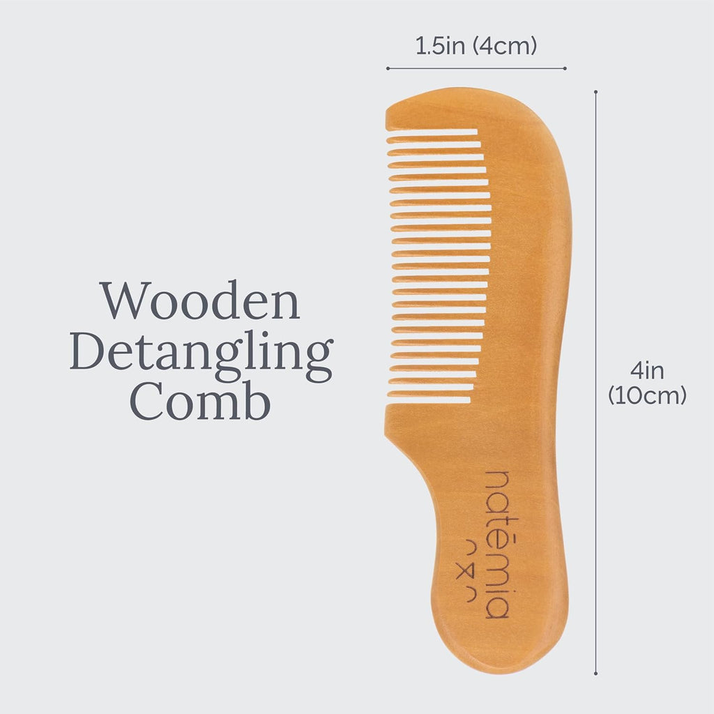 Wooden Baby Hair Brush Set (3 Piece)