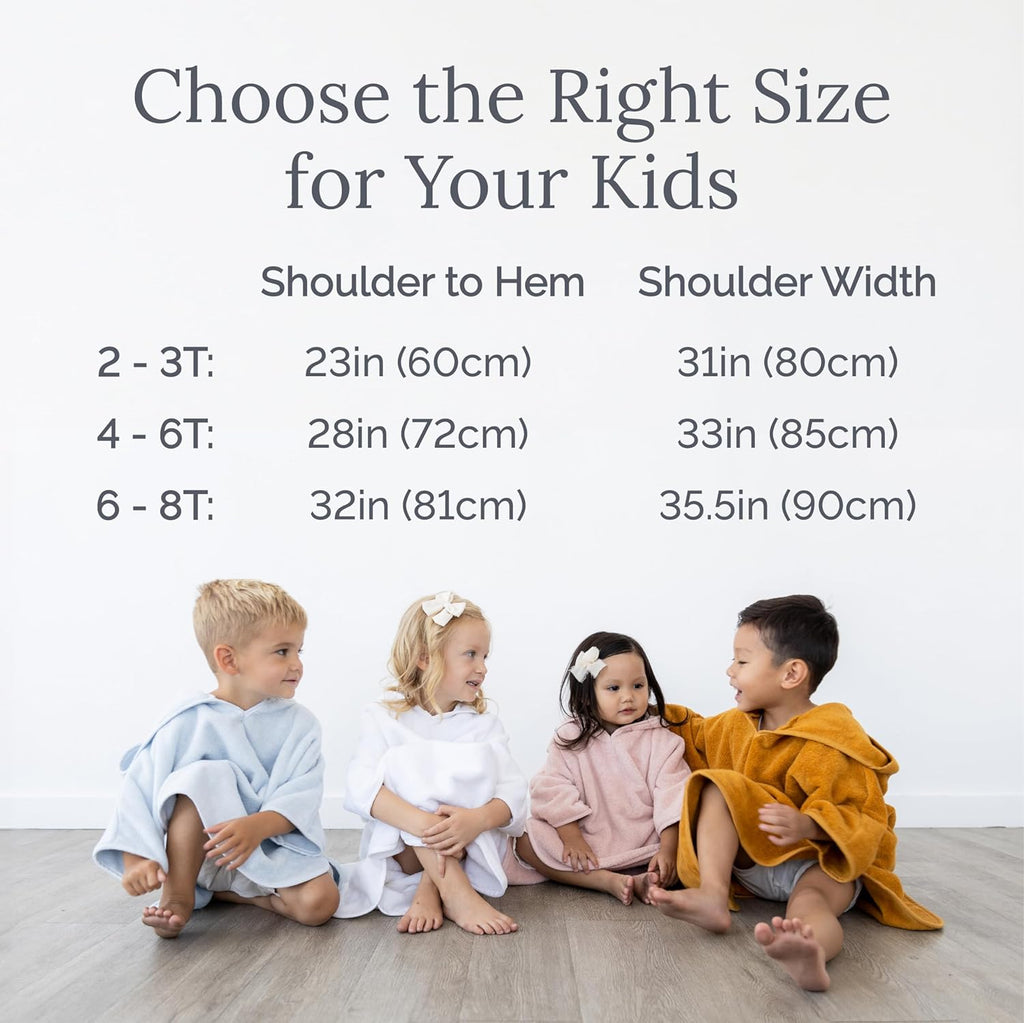 Organic Cotton Hooded Poncho