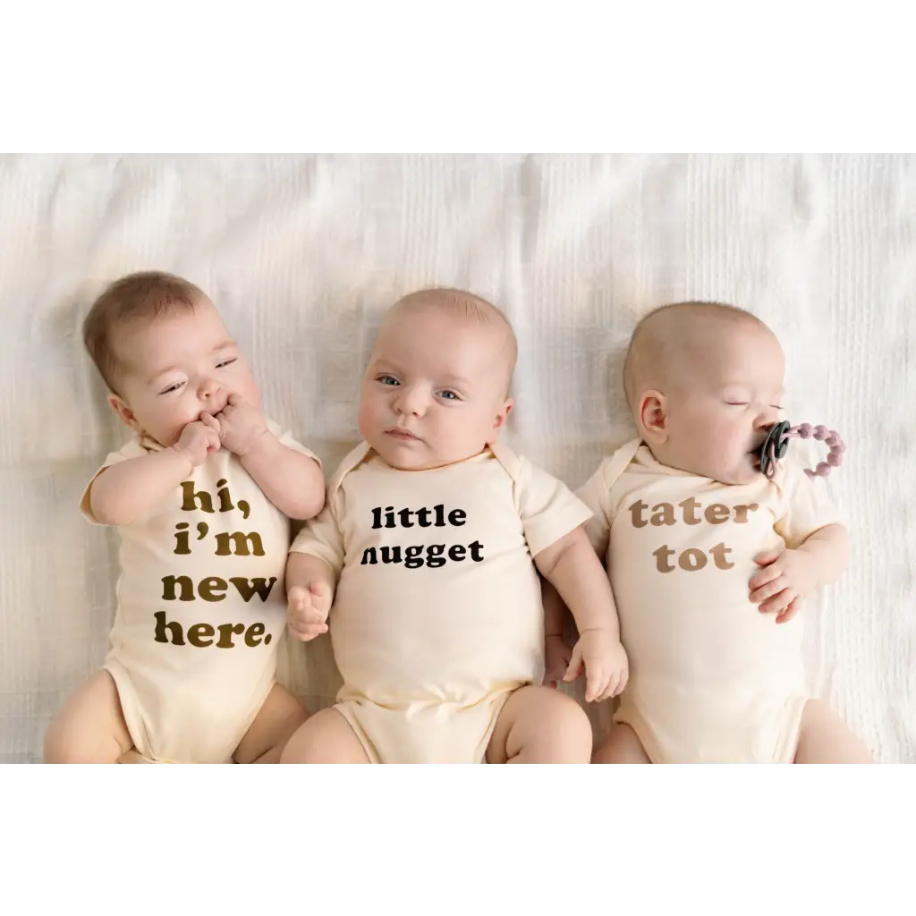 Tater Tot Organic Cotton Baby Onesie